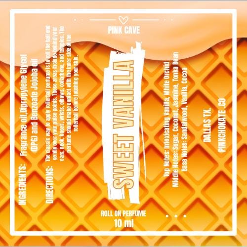 Sweet vanilla Roll On Perfume Oil
