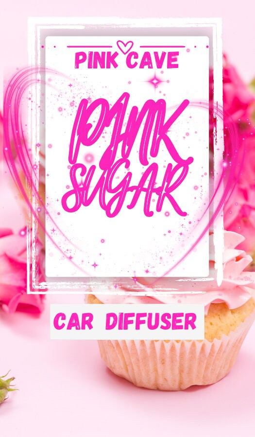 Pink Sugar Skull Car Diffuser: Trendy Car Accessory