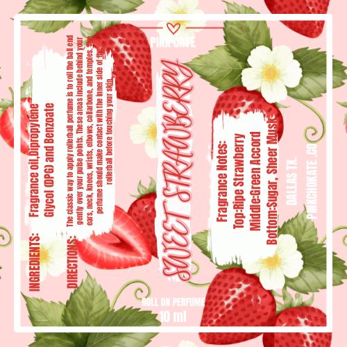 Sweet Strawberry Roll on perfume oil