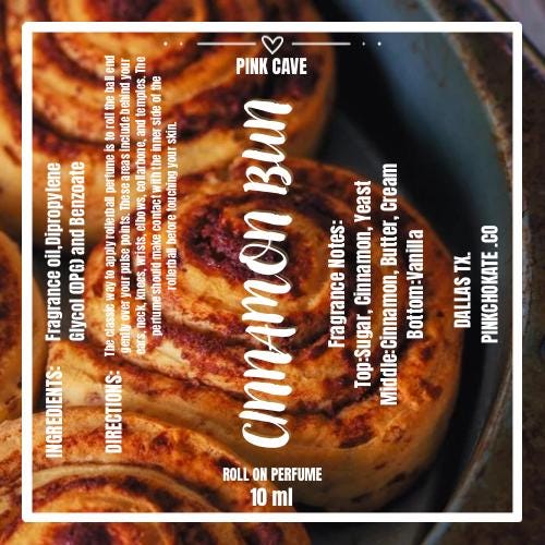 Cinnamon Bun roll on perfume oil