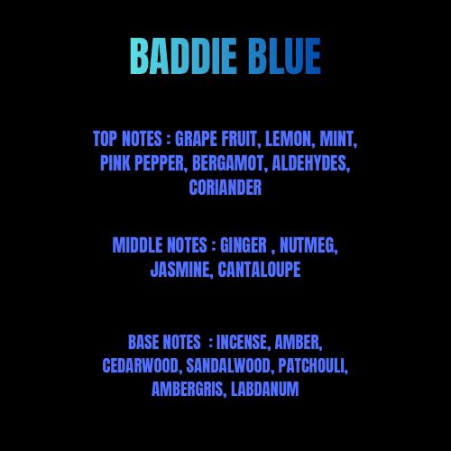Baddie  blue  body oil