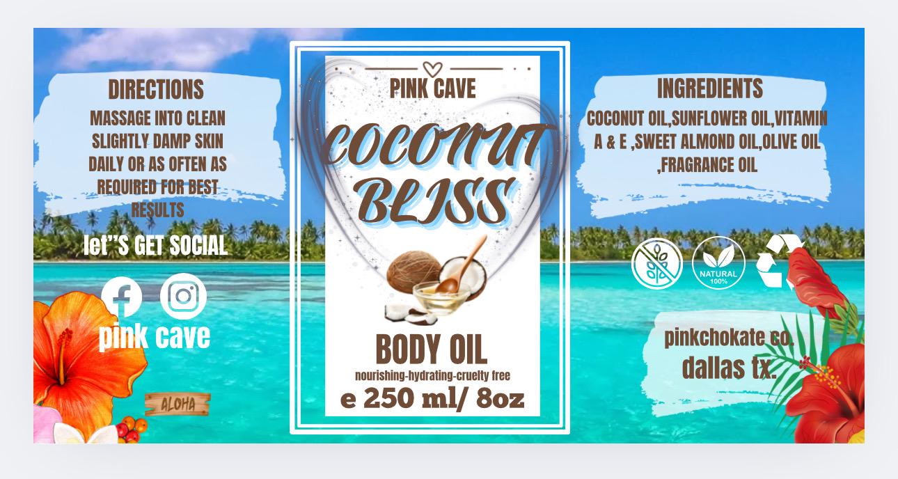 Coconut bliss  body oil