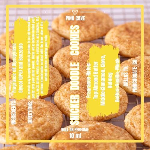 Snicker Doodle Cookie Roll on perfume oil